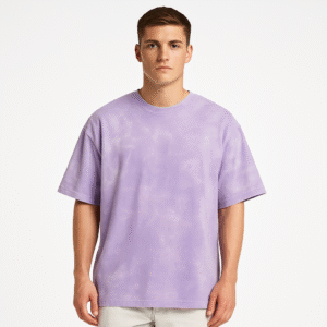 drop shoulder oversized t shirt | lavender